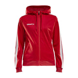 Pro Control Hood Jacket W - Red/White - Front