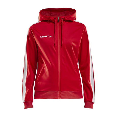 Pro Control Hood Jacket W - Red/White - Front