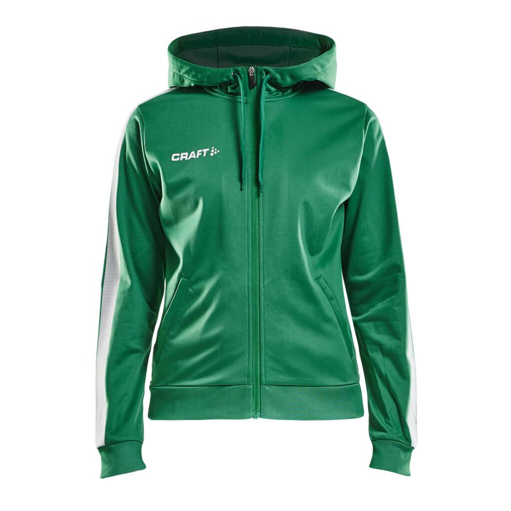Pro Control Hood Jacket W - Green/White - Front