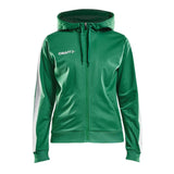 Pro Control Hood Jacket W - Green/White - Front