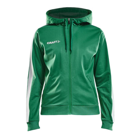 Pro Control Hood Jacket W - Green/White - Front