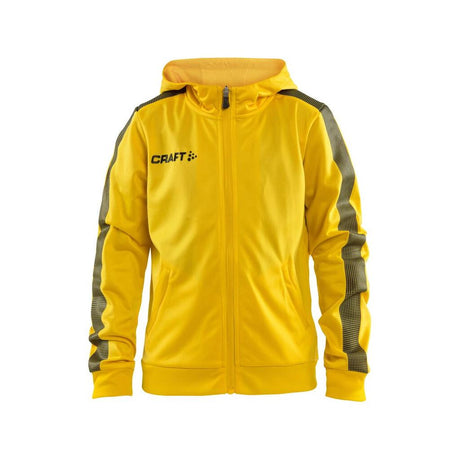 Pro Control Hood Jacket Jr - Yellow/Black - Front