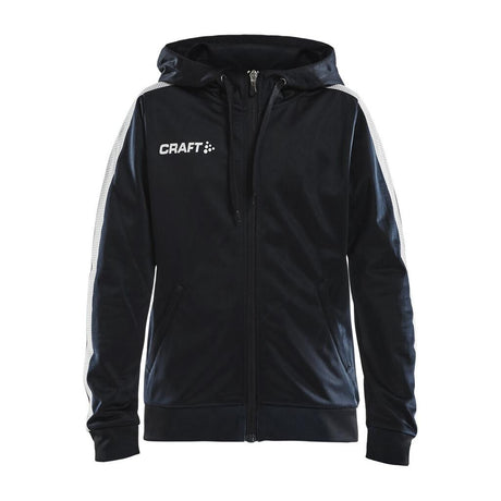 Pro Control Hood Jacket Jr - Black/White - Front