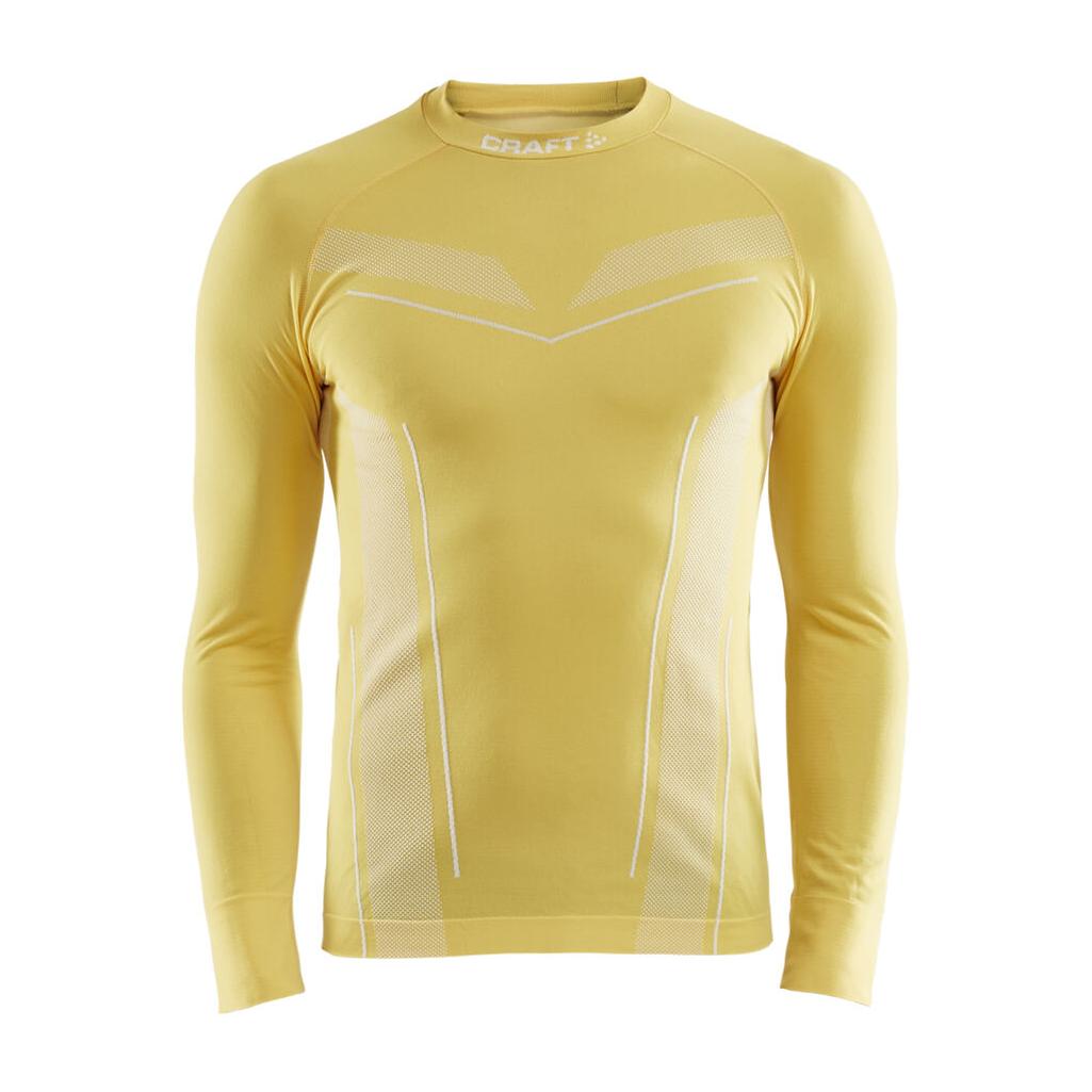 Pro Control Seamless Jersey M - Yellow - Front