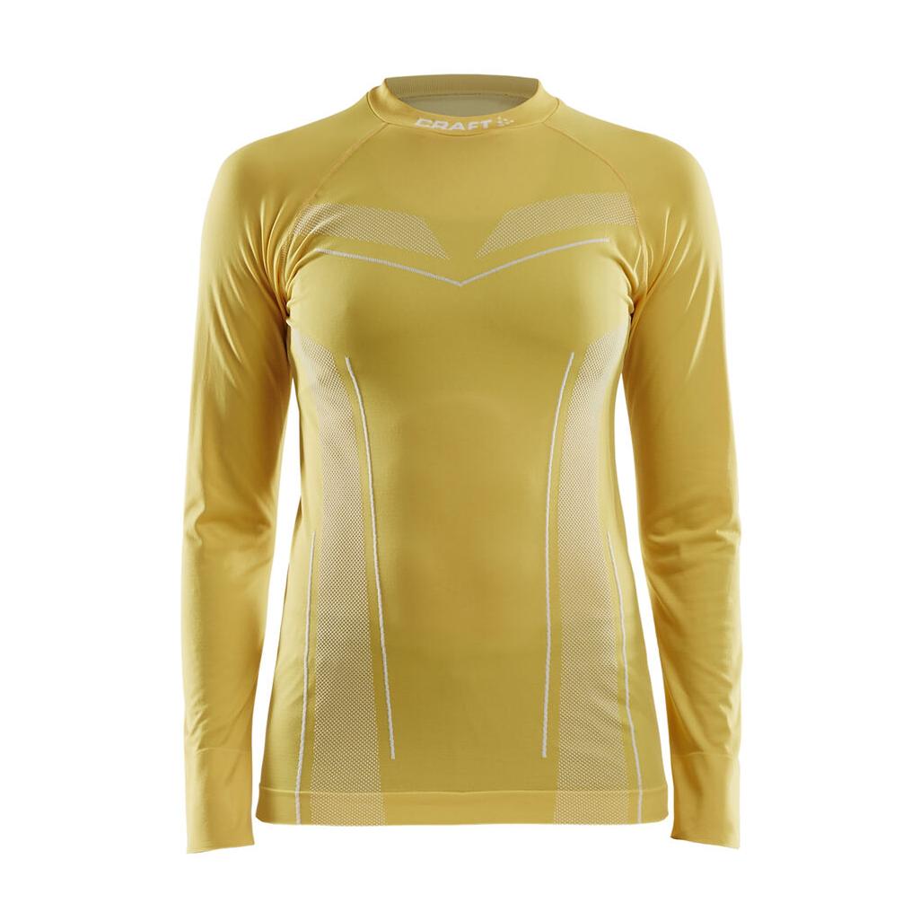 Pro Control Seamless Jersey W - Yellow - Front
