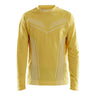 Pro Control Seamless Jersey Jr - Yellow - Front