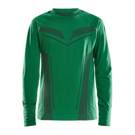 Pro Control Seamless Jersey Jr - Green - Front