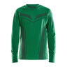 Pro Control Seamless Jersey Jr - Green - Front