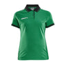 Pro Control Poloshirt W - Green/Black - Closeup 6