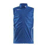 Warm Club Vest Jr - Blue - Front