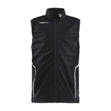 Warm Club Vest Jr - Black - Front