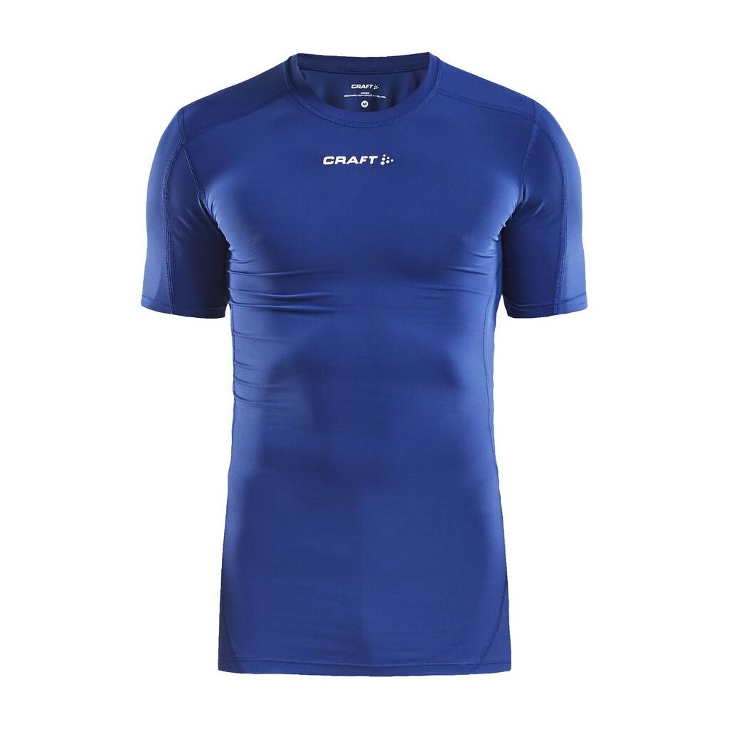 Pro Control Compression Tee Un - Cobalt - Front