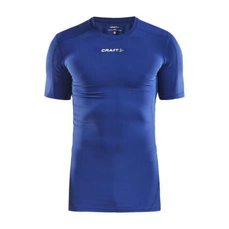 Pro Control Compression Tee Un - Cobalt - Front