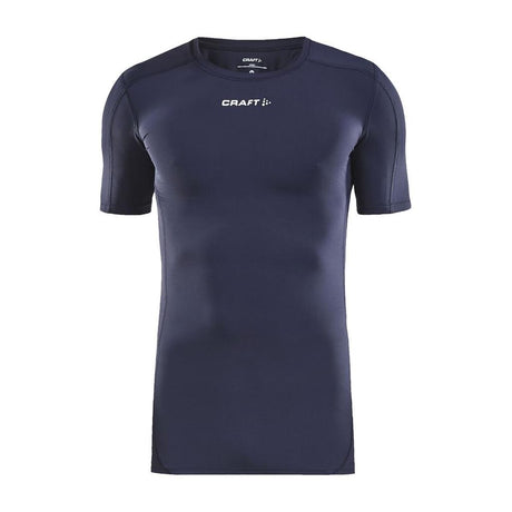 Pro Control Compression Tee Un - Navy - Front