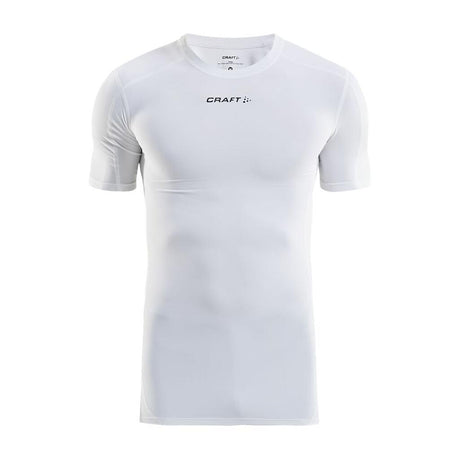 Pro Control Compression Tee Un - White - Front
