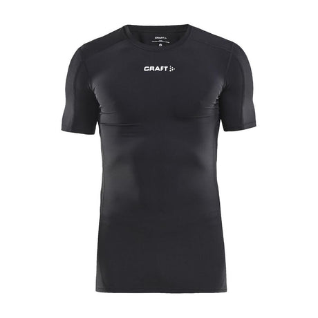 Pro Control Compression Tee Un - Black - Front
