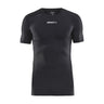 Pro Control Compression Tee Un - Black - Front