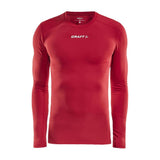 Pro C Compression Long Sle Un - Red - Front