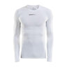 Pro C Compression Long Sle Un - White - Front