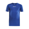 Pro Control Compression Tee Jr - Cobalt - Front