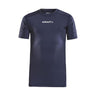 Pro Control Compression Tee Jr - Navy - Front
