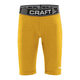 Pro C Compression Sho Tigh Jr - Yellow - Front