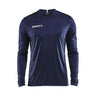 Squad Go Jersey Solid Ls M - Navy - Front
