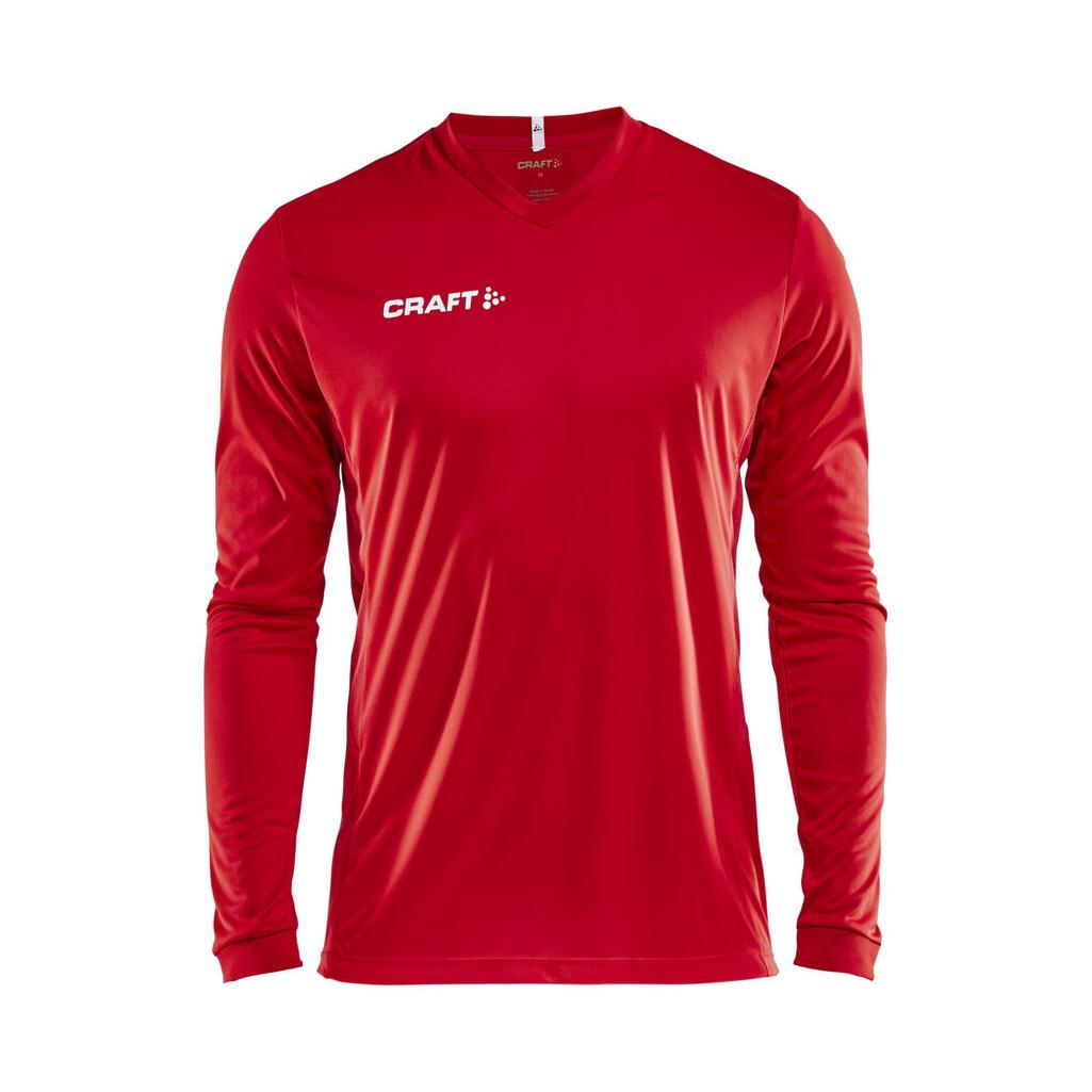 Squad Go Jersey Solid Ls M - Red - Front