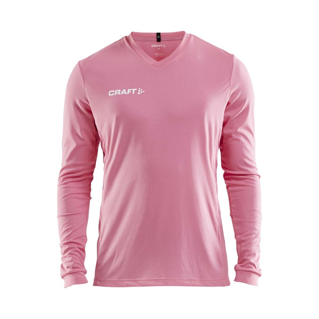 Squad Go Jersey Solid Ls M - Pink - Front