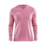 Squad Go Jersey Solid Ls M - Pink - Front