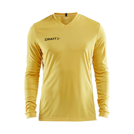 Squad Go Jersey Solid Ls M - Yellow - Front
