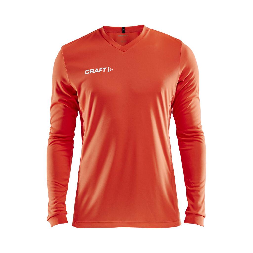 Squad Go Jersey Solid Ls M - Orange - Front