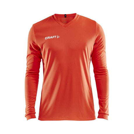 Squad Go Jersey Solid Ls M - Orange - Front