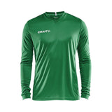 Squad Go Jersey Solid Ls M - Green - Front