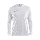 Squad Go Jersey Solid Ls M - White - Front