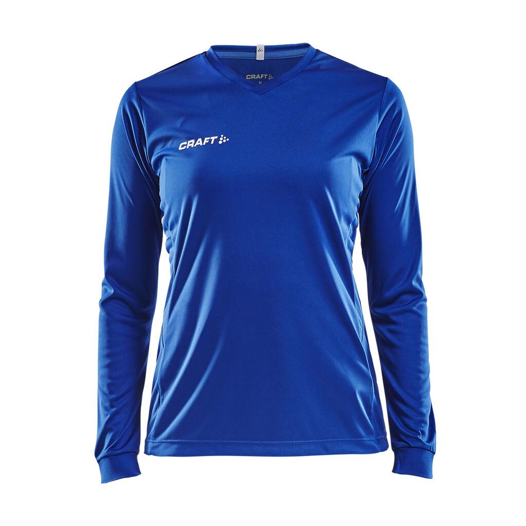 Squad Go Jersey Solid Ls W - Cobalt - Front