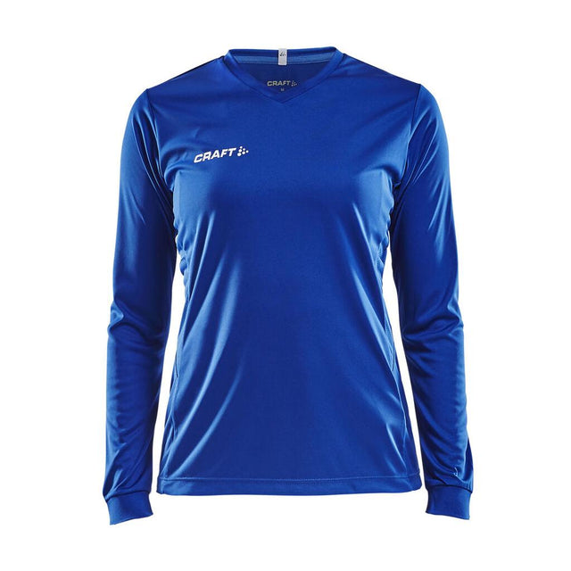 Squad Go Jersey Solid Ls W - Cobalt - Front