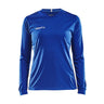 Squad Go Jersey Solid Ls W - Cobalt - Front