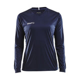 Squad Go Jersey Solid Ls W - Navy - Front