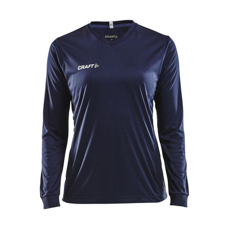Squad Go Jersey Solid Ls W - Navy - Front