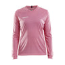 Squad Go Jersey Solid Ls W - Pink - Front