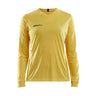 Squad Go Jersey Solid Ls W - Yellow - Front