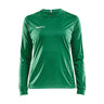 Squad Go Jersey Solid Ls W - Green - Front