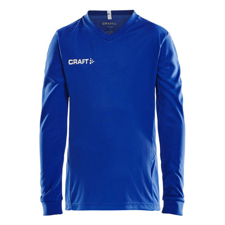 Squad Go Jersey Solid Ls Jr - Cobalt - Front