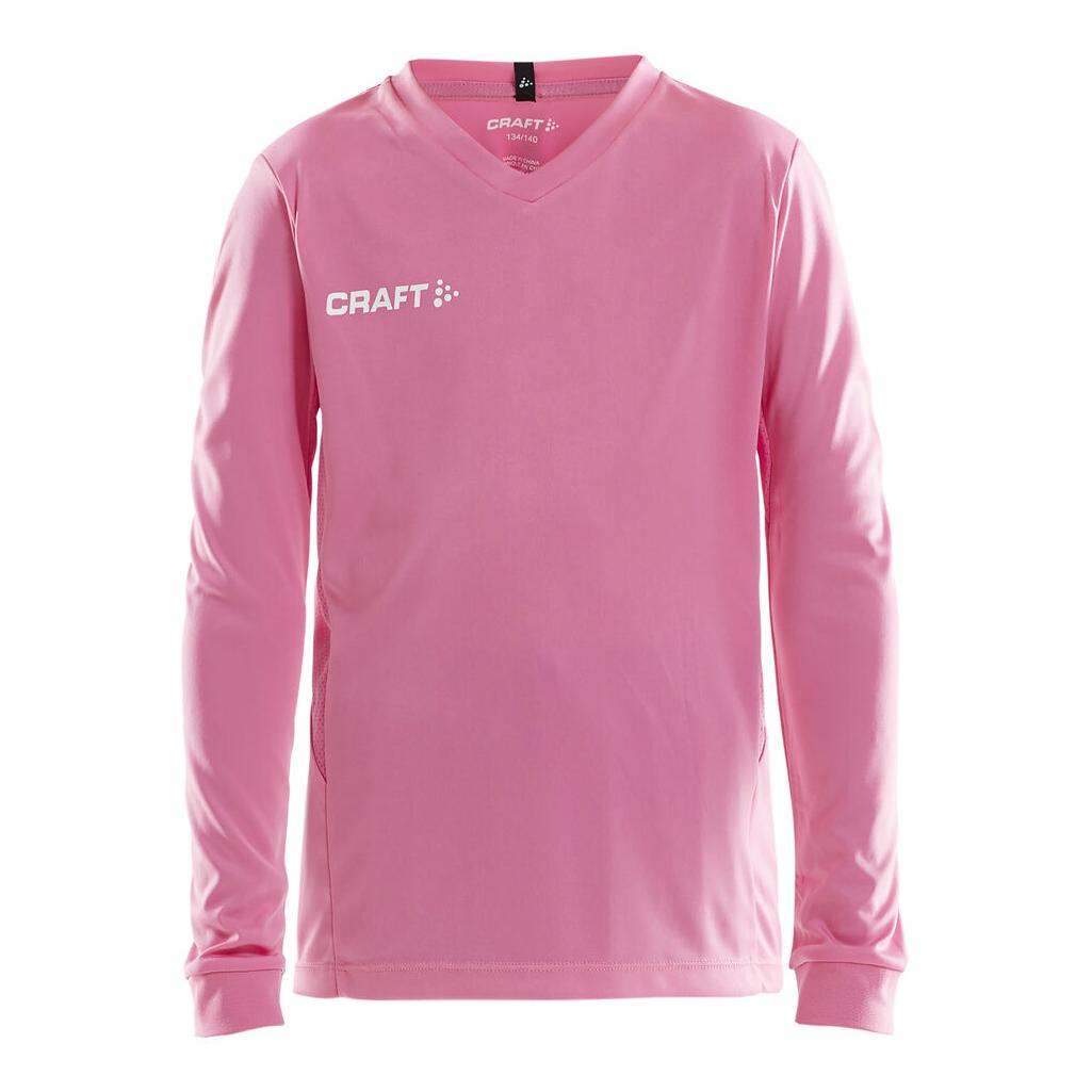 Squad Go Jersey Solid Ls Jr - Pink - Front