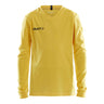 Squad Go Jersey Solid Ls Jr - Yellow - Front