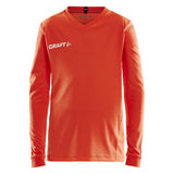 Squad Go Jersey Solid Ls Jr - Orange - Front