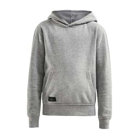 Community Hoodie Jr - Grey Melange - Front