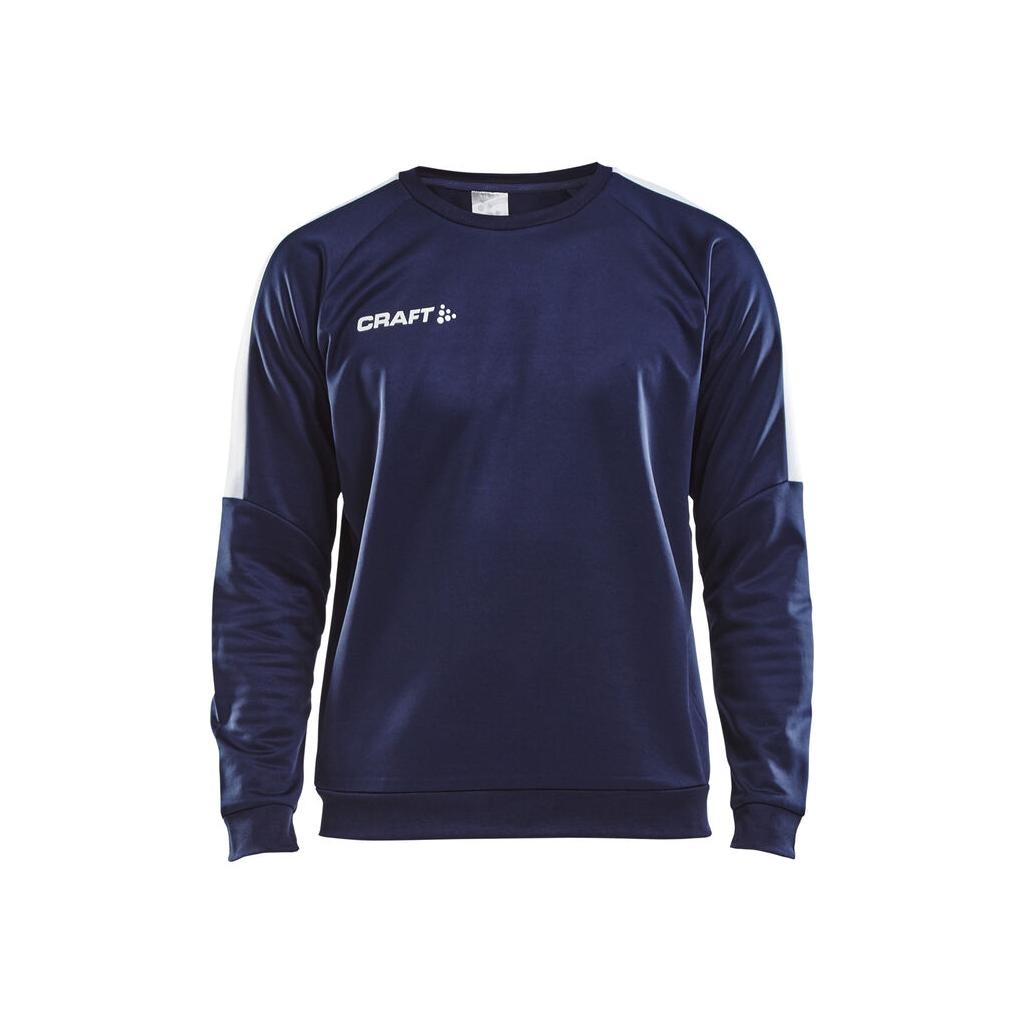 Progress R-Neck Sweater M - Navy/White - Front