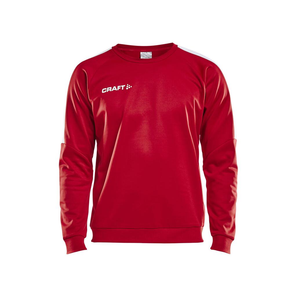 Progress R-Neck Sweater M - Red/White - Front